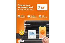 Теплый пол инфракрасный Манотек 100 см, с wi-fi терморегулятором, 7 метров infra_pol_100_7_wi-fi