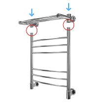 Полка для полотенцесушителя электрического Energy Modus2 EETRMODUS205 50 см хром