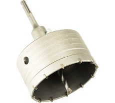 Коронка твердосплавная ударная в сборе с держателем SDS+ 110 мм Bohrer 30911000