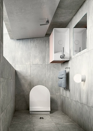 Подвесной унитаз GSI Kube X 9416FR211 с креплением 50x36 безободковый, белый