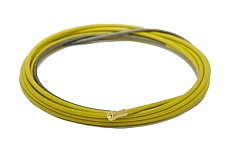 Канал стальной изолированный (4 м; 1.2-1.6 мм; желтый) Aurora 12119