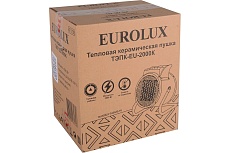 Тепловая электрическая пушка Eurolux ТЭПК-EU-2000K керамический нагревательный элемент, круглая 67/1/35