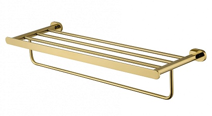 Полка для полотенец Wonzon&Woghand First WW-8481-LG глянцевое золото