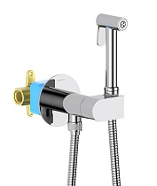 Смеситель Aquatek Оберон AQ1024CR с гигиеническим душем, хром