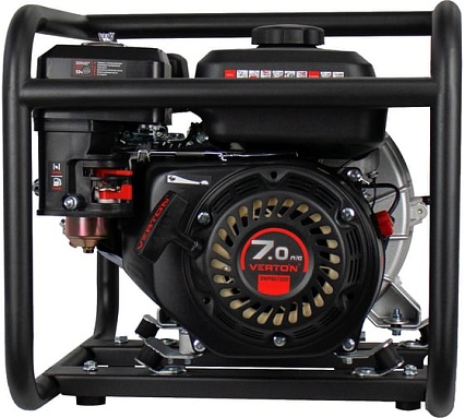 Мотопомпа для сильнозагрязненной воды Verton DWP 80/1200, 7л.с/212см3,80мм/3", 1200л/мин, 72м3/ч, h8м/26, d30мм 01.17548.17554