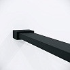 Душевая перегородка Niagara Nova NG-781-12BLACK 120x200 эффект битого стекла, профиль черный матовый