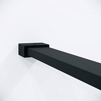 Душевая перегородка Niagara Nova NG-781-12BLACK 120x200 эффект битого стекла, профиль черный матовый