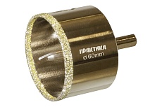 Коронка алмазная по керамограниту/керамике Профи (60х70 мм) Практика 917-699