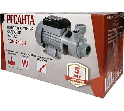 Поверхностный насос Ресанта ПСН-2400Ч 77/4/2
