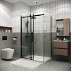 Душевой уголок Grossman Classic 120.K33.04.1080.21.00 100x80 прозрачный, черный матовый