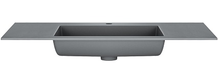 Раковина Vincea VCB-13100G 100 см из кварца, серый