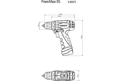 Аккумуляторный винтоверт Metabo PowerMaxx BS 600079550