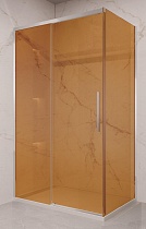 Душевой уголок Vincea Stella VSR-1ST9012GS 120x90 хром, янтарь