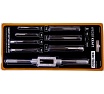 Набор метчиков Wiederkraft М3 - 12, 8 предметов, метрическая резьба WDK-TS0312