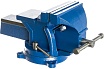 Слесарные тиски 150 мм, поворотные, стальные, с наковальней 11,5кг Griff g164010