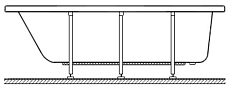 Ножки для ванны Vitra Neon 170x75