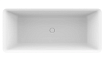 Акриловая ванна AQUAme AQM3502MW 167x75 см белый матовый