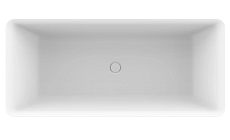 Акриловая ванна AQUAme AQM3502MW 167x75 см белый матовый