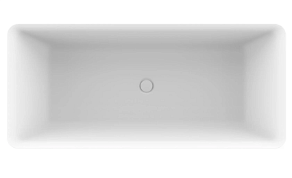 Акриловая ванна AQUAme AQM3502MW 167x75 см белый матовый