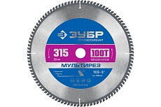 Пильный диск по алюминию Зубр Мультирез 315x30 мм, 100Т 36907-315-30-100_z01