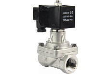 Электромагнитный клапан DN.ru VS2W-701P-Z-NC Ду40 Ру5 сталь 24В DC D130-01208