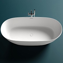 Ванна из литьевого мрамора Salini Sofia S-Stone 102521M 165x75, белый матовый