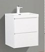 Тумба с раковиной BelBagno Pietra Mini 50 см, Bianco Lucido