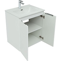 Мебель для ванной Aquanet Алвита New 60 см 2 дверцы, белый матовый