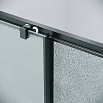 Душевая дверь Grossman Cosmo 100x195 шиншилла, черный матовый 100.K33.02.100.21.02