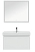 Мебель для ванной Aquanet Nova Lite 90 см, 1 ящик, белый глянец