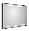 Зеркало BelBagno SPC-KRAFT-1000-800-LED-TCH-WARM-NERO 100x80 см антипар, черный