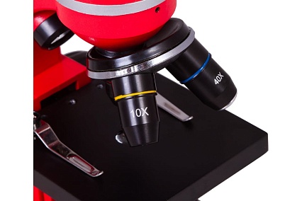 Микроскоп Bresser Junior Biolux SEL 40–1600x, красный 74320