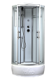 Душевая кабина Timo Standart T-6680SF Silver Fabric 80x80, без г/м, матовые стекла, хром