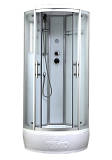 Душевая кабина Timo Standart T-6680SF Silver Fabric 80x80, без г/м, матовые стекла, хром