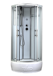 Душевая кабина Timo Standart T-6680SF Silver Fabric 80x80, без г/м, матовые стекла, хром