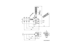 Прижим вертикальный KUKAMET с привариваемым винтом 211-2-D-C3