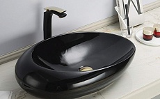 Раковина CeramaLux NC-78456 69 см черный