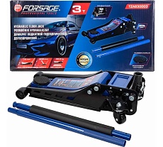 Домкрат подкатной гидравлический двухпоршневой Forsage 3т( h min 75мм, h max 508мм F-TZA830003(59207)