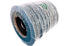 Круг лепестковый MAXPACK FlapLine ZR, D125, прямой, цирконат, Р40, 10 шт ABRAFORM AF-MAX-FL-ZR-KLT1-40