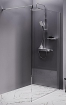 Душевая перегородка Am.Pm Func W84WI-120-F1-MTE 120x200 матовый хром, прозрачное