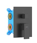 Смеситель для ванны Aquatek Либра AQ1647MB черный матовый