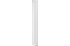 Вертикальный радиатор c нижним подключением, ARBIOLA Liner V 1800-36-04 VR, RAL 9016 матовый белый 254688