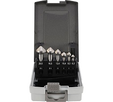 Набор зенковок H-Tools 90гр. 6.3-20.5мм 3z HSSE-Co5 6шт 745806EHT