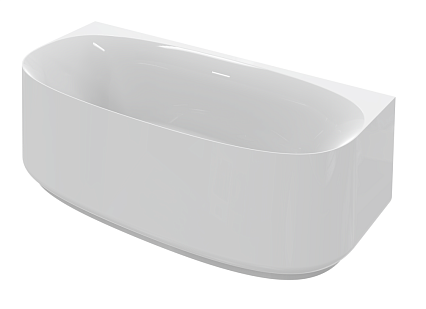 Акриловая ванна Cezares Lux CZR-LUX-WALL-170-80-58 170x80 см белый глянцевый