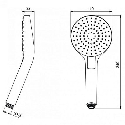 Ручной душ Ideal Standard Idealrain Evo Round L3 B2231AA