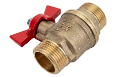 Шаровой для воды Valfex 3/4&quot; НР/НР ручка-бабочка, латунный 11Б27фт1М VF.219.LB1.034.Bir