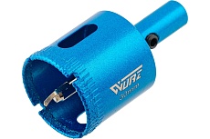 Коронка алмазная с центрирующим сверлом по керамике и стеклу 30 мм WURZ 92030