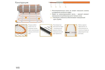 Комплект теплого пола Теплолюкс Tropix МНН 320-2,0 2206225