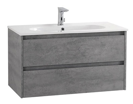 Тумба с раковиной BelBagno Kraft 39-800 80 см Cemento Grigio