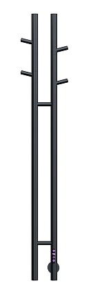 Полотенцесушитель электрический Vincea VTD-1D2BE 25x130 таймер, черный Полотенцесушитель электрический Vincea VTD-1D2BE 25x130 таймер, черный